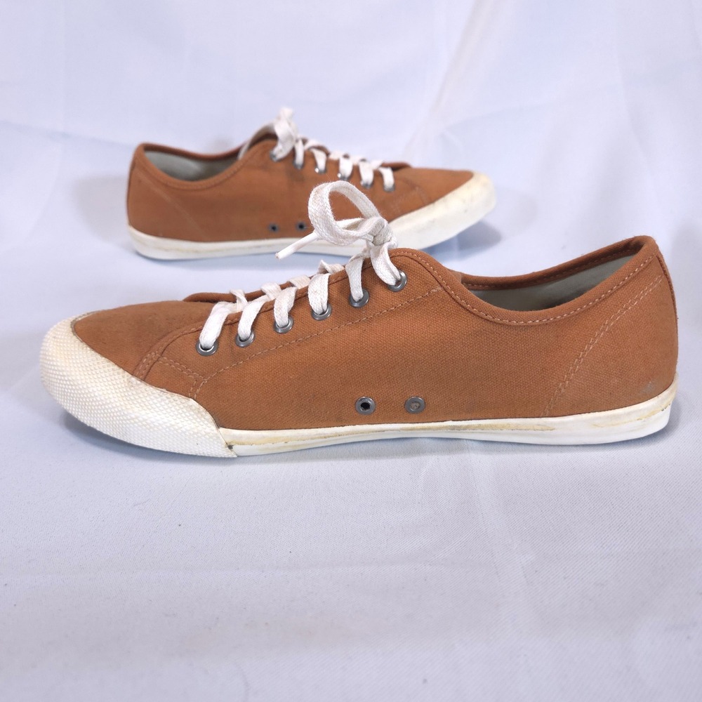 SeaVees Monterey Sneaker Womens 10 Classic Spice Canvas Low Top Brown Earthy - Picture 11 of 12
